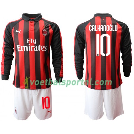 AC Milan CALHANOGLU 10 Kind Thuis Tenue 2018-19 L/S AC Milan CALHANOGLU 10 Kind Thuis Tenue 2018-19 L/S